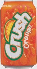 Вода "Crush" Orange (USA), in can, 355 мл