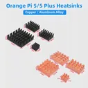 Радиатор Orange Pi 5 Plus, совместимый с медными или алюминиевыми радиаторами Orange Pi 5
