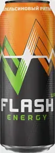 Вода "Flash Up" Energy, Orange Rhythm, Energy Drink, in can, 0.45 л