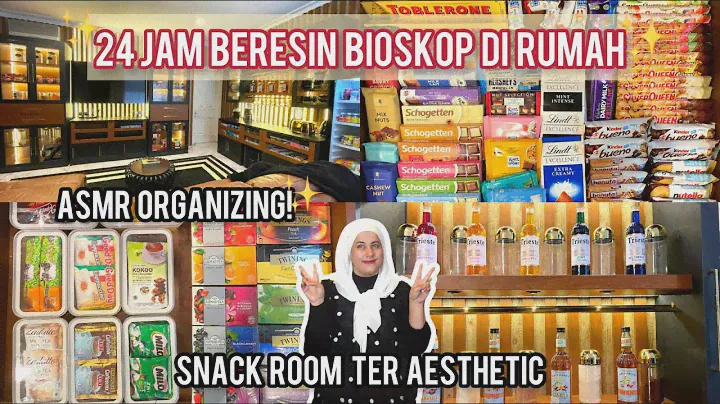 TASYI  ASMR ORGANIZING HOME TEATER & MINI BAR ! SNACK ROOM TER AESTHETIC