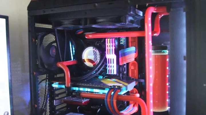 Сборка корпуса be quiet orange 900 pro на жидкостном охлаждении.