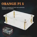 Акриловый прозрачный корпус Orange Pi 5 для Orange Pi 5 B5a3 (art.: 3920c0c10eb49)