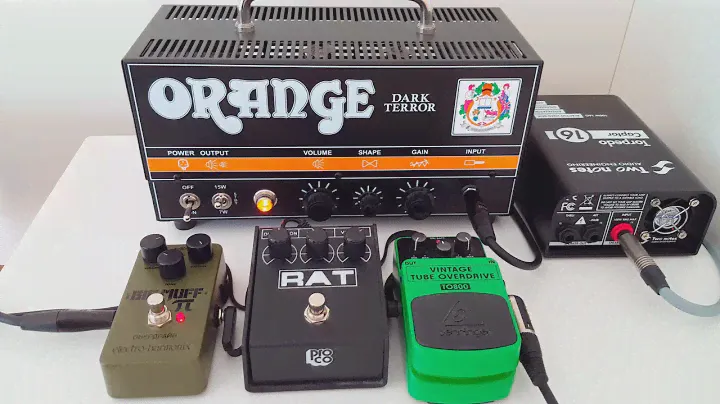 Orange Dark Terror with Pedals / Doom Metal Edition