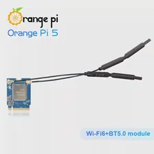 Беспроводной модуль Orange Pi 5 WiFi 6 + BT 5,0 BLE, чип AP6275P, интерфейс PCIe 2,4 ГГц и 5 ГГц Wi-Fi (не подходит для OPI 5 Plus!) (art.: 3920c1acd96fb)