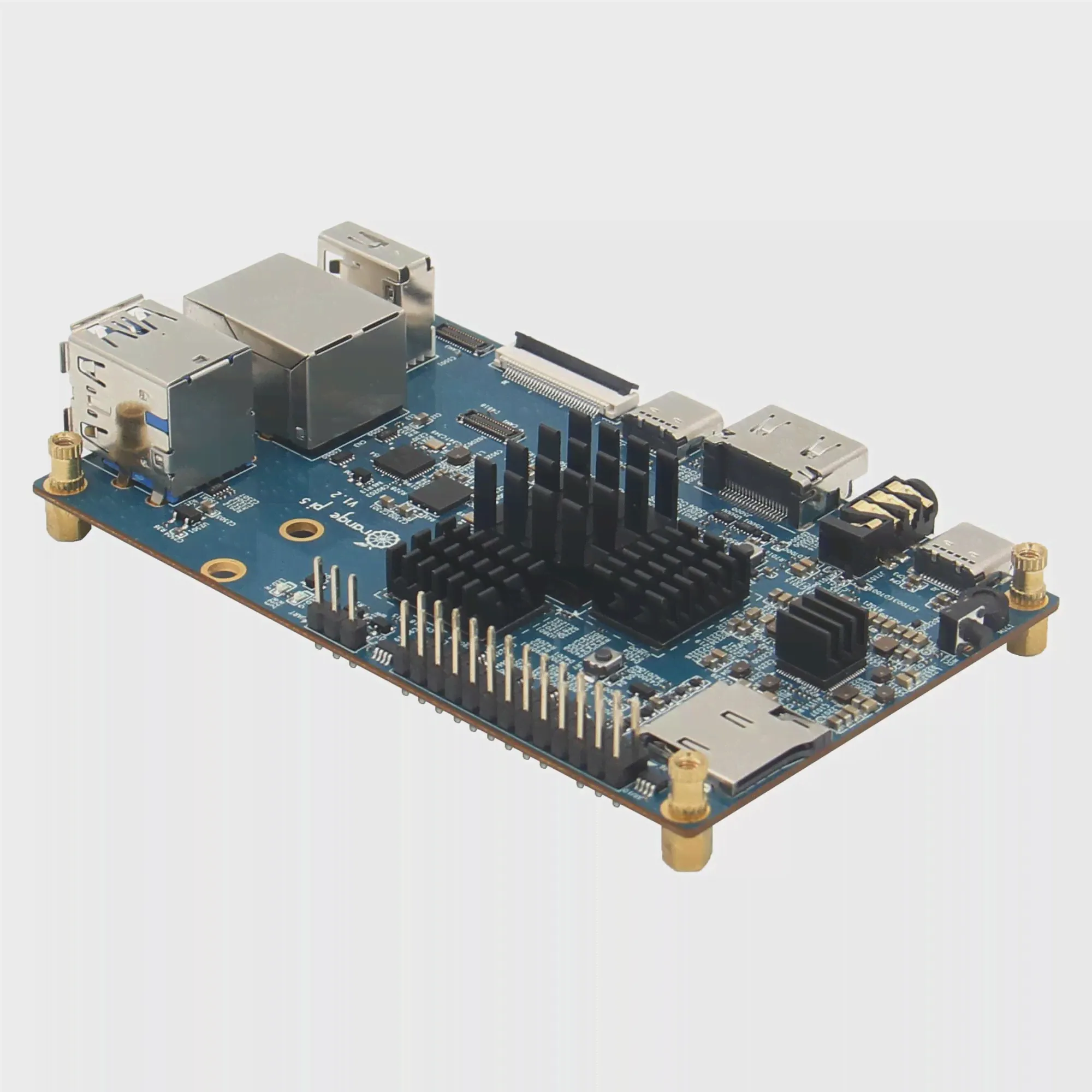 Алюминиевые Радиаторы Orange Pi 5 CPU RAM Радиатор Совместим с материнской платой Orange Pi 5-0