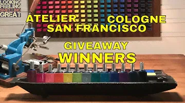 Atelier Cologne San Francisco Giveaway Winners