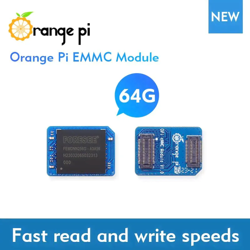 Модуль EMMC-еммс Orange Pi 64GB для Orange Pi 5 Plus и 3B