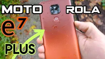 Распаковка Motorola Moto E7 Plus! (Сумерки Оранжевые)!
