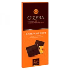 Шоколад О`Zera Dark&Orange 55% горький 90гр*18шт