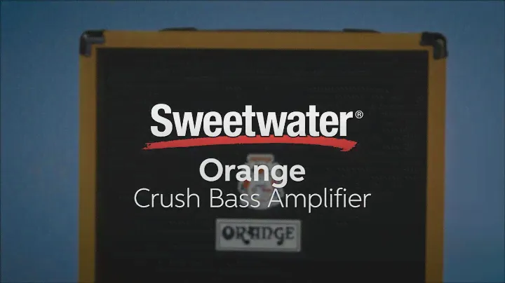 Orange Crush Bass Amplifier Line Demo