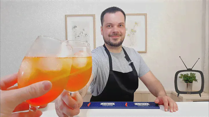 Апероль и Аперитиво Сорбет, два коктейля Шприц Сравнить и выпить, Aperol Spritz vs Aperitivo