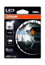 OSRAM 2855YE-02B. Лампа светодиодная W5W 12V-1W (W2,1x9,5d) LED 2000K Orange (блистер 2шт.)