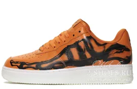 Кроссовки Nike Air Force 1 Low Orange Skeleton