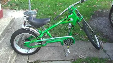 SCHWINN ORANGE COUNTY CHOPPERS STINGRAY BIKE. IN SONY HD
