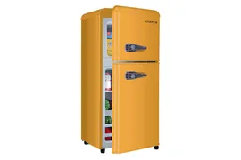 Двухкамерный холодильник HARPER HRF-T140M ORANGE