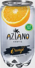 Вода Aziano, "Orange" Sparkling Drink, 350 мл