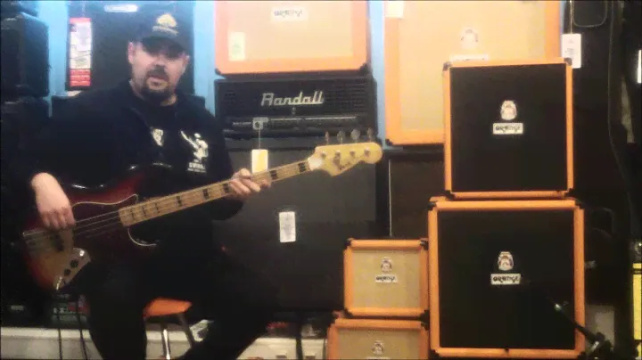 Orange CRUSH Pix 100BXT bass combo review
