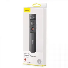 Пульт дистанционного управления для презентаций Baseus Orange Dot Wireless Presenter (Red Laser) (Battery x 1) Grey (ACFYB-0G)