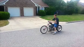 OCC Schwinn Stingray with a honda 250cc twin - test
