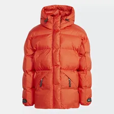 adidas by Stella McCartney Утепленная зимняя куртка Medium Denim Orange