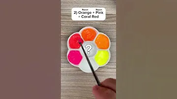 Orange+Yellow+Pink=? (Neon Edition)