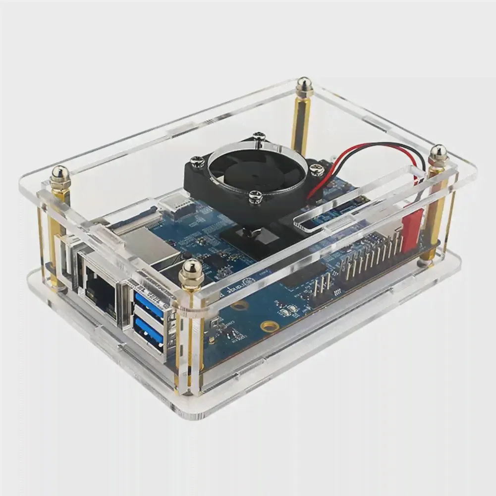 Акриловый прозрачный корпус Orange Pi 5 для Orange Pi 5 B5a3 (art.: 3920c0c10eb49)-4